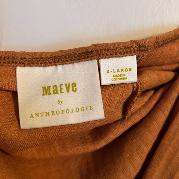 Maeve Orange Long Sleeve Top - Picture 3 of 3